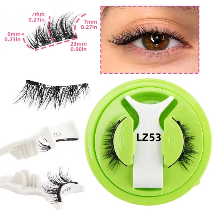LZ53 Soft Glow Magnetic Lashes – Natural Everyday Look