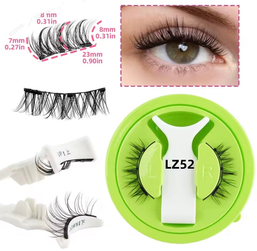 LZ52 Soft Glow Magnetic Lashes – Natural Everyday Look