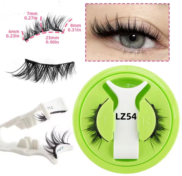 LZ54 Soft Glow Magnetic Lashes – Natural Everyday Look