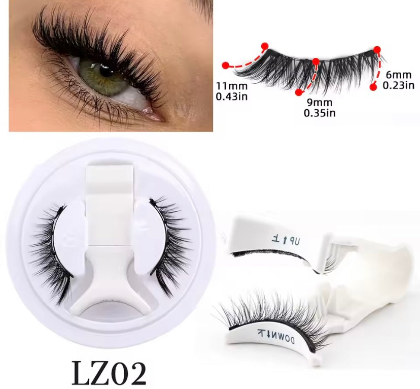 LZ02 Full Glam Magnetic Lashes – Volume Look